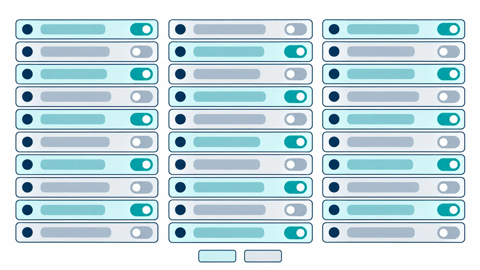 Table of 15 condition types available in Schema Studio