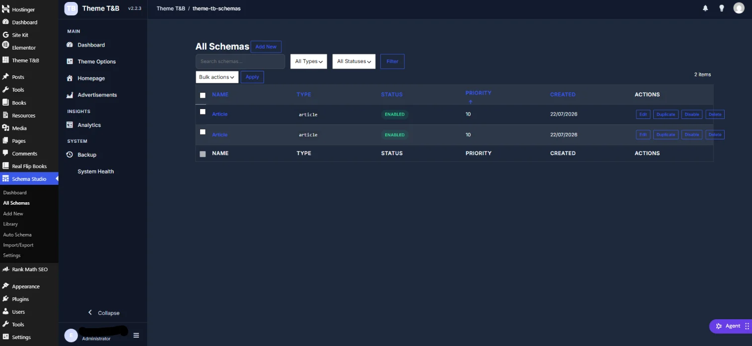 Schema validation and rich result preview panel in Schema Studio